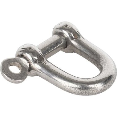 6mm Stainless Steel Straight Captive Pin Sailing Shackle