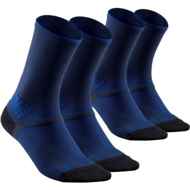 Hiking Socks - MH500 High X2 Pairs Blue