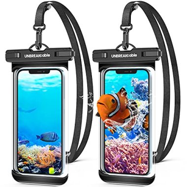 UNBREAKcable Waterproof Phone Case?2-Pack IPX8 Universal Wat