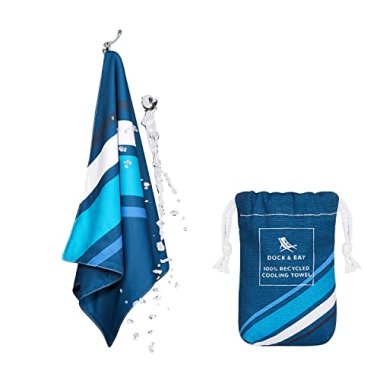 Dock & Bay QuickCool Cooling Towel - For Workouts & Sports -