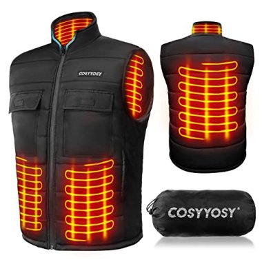 Heated Vest, Gilet for Men Women, USB Electric Body Warmer,