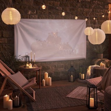 Outdoor Movie Night Lighting Bundle