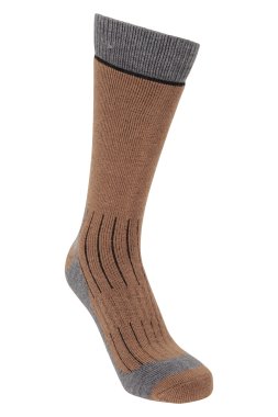 Merino Explorer Mid-Calf Mens Socks - Brown