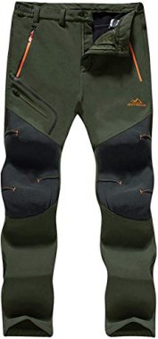 TACVASEN Outdoor Trousers for Men Hiking Trousers Waterproof