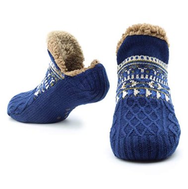 Slipper Fluffy Socks for Women Men Heat Holding Sock Knitted