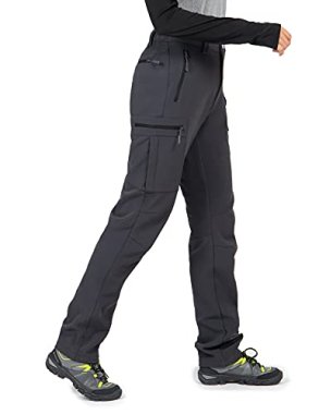 Wespornow Women's-Walking-Snow-Ski-Trousers Fleece-Lined-Hik