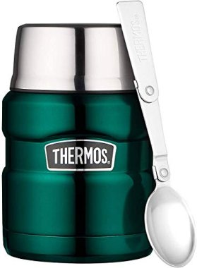 Thermos King Vacuum Insulated Food Flask 470ml Racing Green