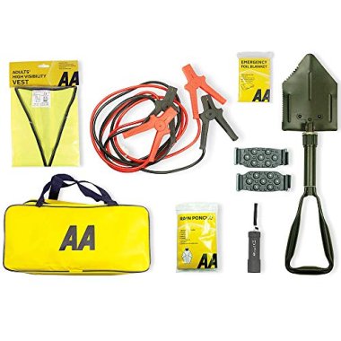 AA Emergency Winter Car Kit AA5281 - Folding Snow Shovel, 9-
