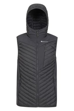 Quantum Mens Padded Softshell Gilet - Grey