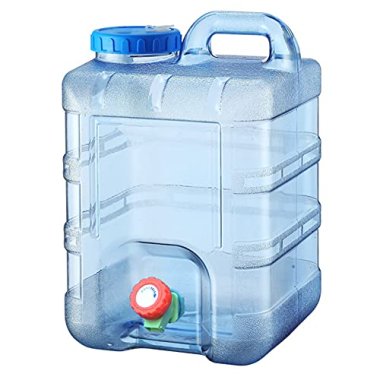 Aisen 20L Water Container with Tap, Portable Plastic Water B