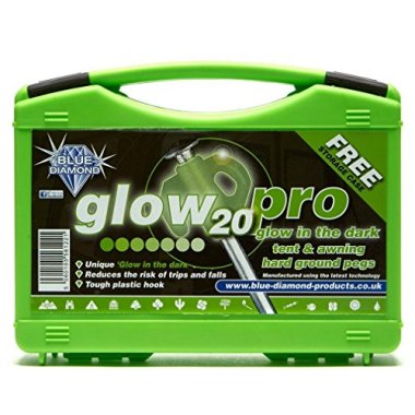 Blue Diamond Glow in Dark Pegs