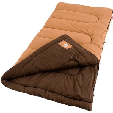 Coleman Dunnock Cold Weather Adult Sleeping Bag, Brown, heig