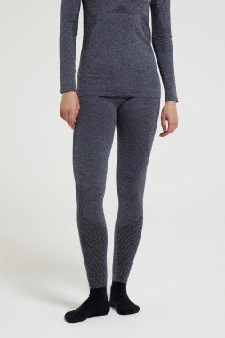 Off Piste II Womens Thermal Leggings - Black
