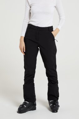 Sierra II Extreme RECCO Womens Softshell Ski Pants - Black
