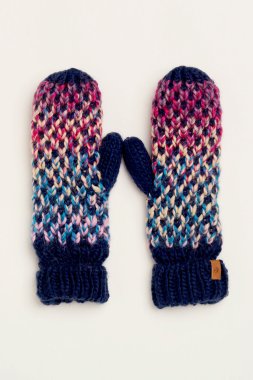 Space Dye Womens Knitted Mitten -