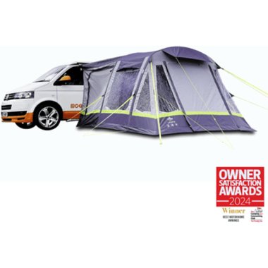 Loopo Breeze Inflatable Campervan Awning - Lime & Grey