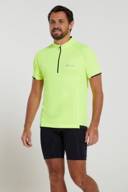 Cycle Short Sleeve Mens T-Shirt - Yellow