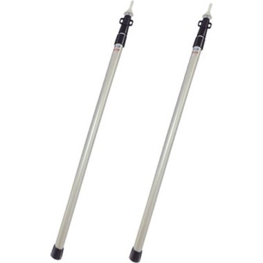 2 pcs Aluminium Telescopic Canopy Poles 230cm