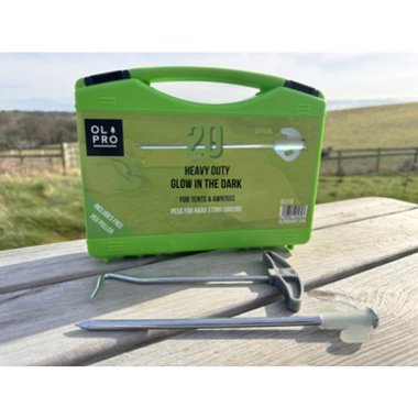 Case of 20 Glow in the dark Pegs with Peg Puller