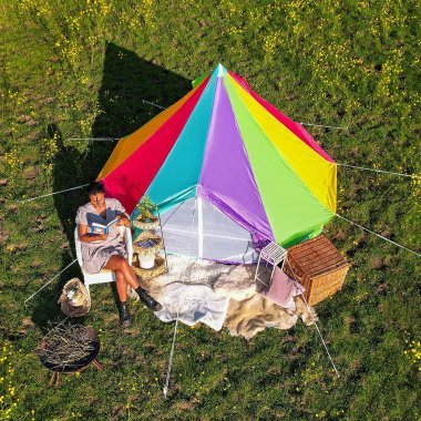Multicolour Classic Bell Tent 3m / Oxford Ultralite 100gsm /