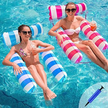 MLRYH 2 Pack Pool Float Water Hammock,Swimming Pool Floating