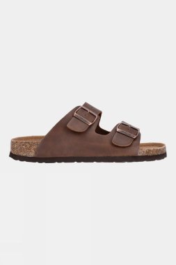 Cruz  Mens Shawnee Cork Sandals - Dark Brown  6