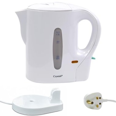 Crystals Cordless Small Plastic Electric Kettle, 1 Litre 100