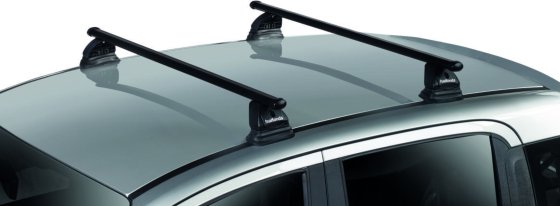 Halfords Non-Rail 115Cm Fix Point Steel Roof Bars Set003 (Pa