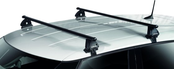 Halfords Non-Rail 130Cm Steel Roof Bars Set065 (Pair)