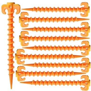 10Pcs Camping Tent WanFengXue Stakes Pegs Tent Heavy Duty Te