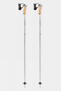 Leki  Womens Stella S Ski Poles (Pair) - White