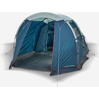 Camping Tent With Poles - Arpenaz 4.1 - 4 Person - 1 Bedroom
