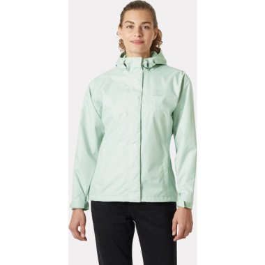 Helly Hansen Women's Seven J Breathable Rain Jacket Green XS
