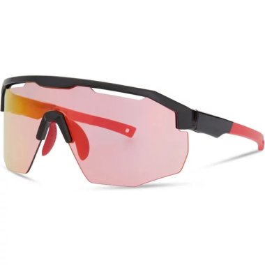 Madison Cipher Sunglasses Gloss Black/Pink Rose Mirror
