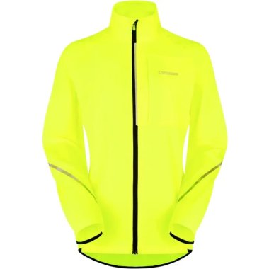 Madison Freewheel Womens Packable Jacket Hi-Viz Yellow