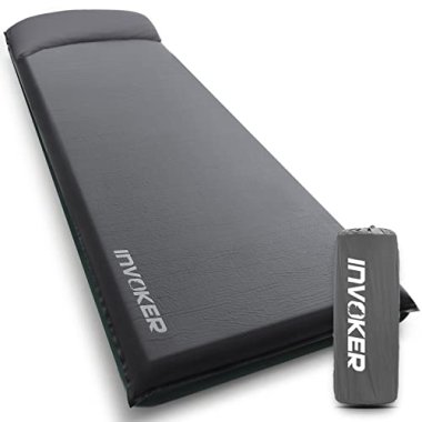 TATUNER Self Inflating Memory Foam Camping Sleeping Mat - Pa
