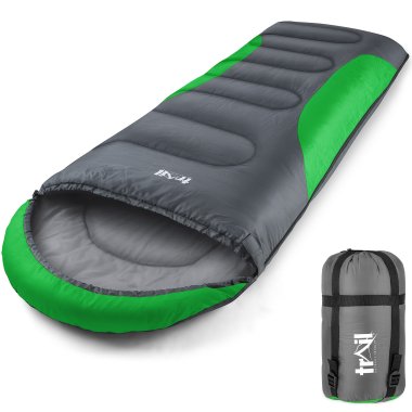 Alpine Hooded Sleeping Bag 250gsm