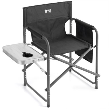 Folding Directors Chair With Side Table