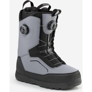 Men's And Women's Double Wheel Snowboard Boots Snb900 - Grey