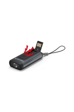 K6R Safety Rechargeable LED Torch 4GB Flash Drive -