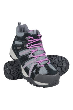 Direction Womens Wide Fit Waterproof Walking Boots - Grey