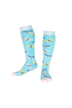 3 in 1 Welly, Hiking and Ski Socks Dragonfly -