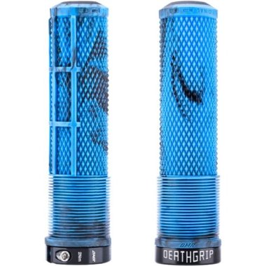 DMR DeathGrip2 Flangeless Grips - Thin, Marble Blue