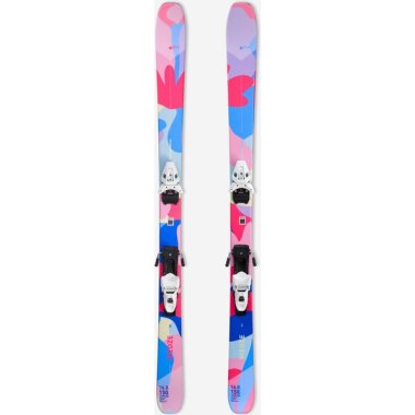 Women's Downhill Ski With Bindings - Cross 150+ Floral
