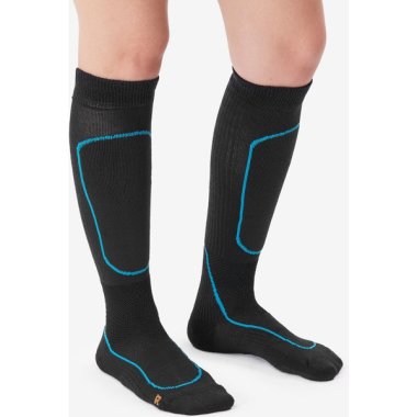 Unisex High Warm Mountaineering Socks Alpinism 900 - Black