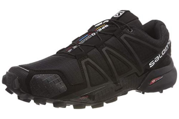 Salomon Men's Speedcross 4 Trail Running Shoes, Black (Black