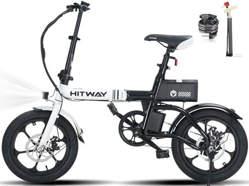 HITWAY BK35 Folding Electric Bike, 16 inch E Bike 250W City 