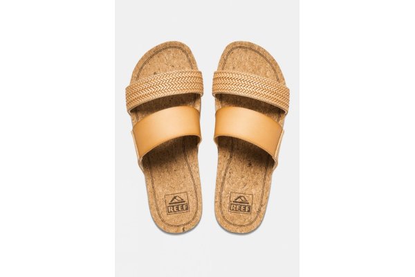 Reef  Womens Cushion Vista Hi Sandals - Beige  4