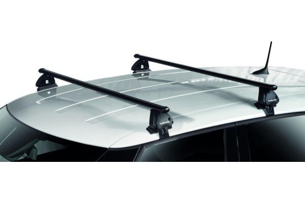 Halfords Non-Rail 130Cm Steel Roof Bars Set065 (Pair)
