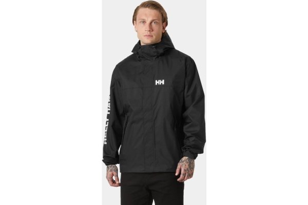 Helly Hansen Men's Ervik Fully Waterproof Jacket Black 3XL
